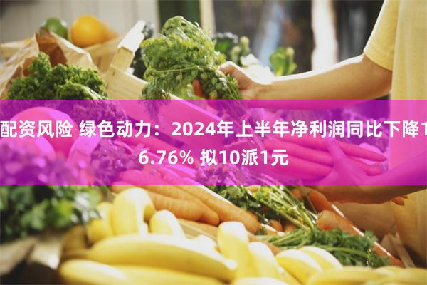 配资风险 绿色动力：2024年上半年净利润同比下降16.76% 拟10派1元