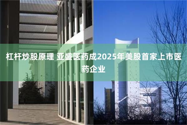 杠杆炒股原理 亚盛医药成2025年美股首家上市医药企业